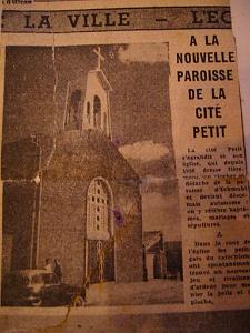 PATRONAGE ORAN DE LA CITE PETIT L EGLISE